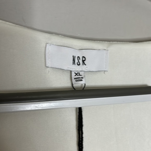 NSR NORDSTROM WHITE LACE CUT OUT MINI DRESS WOMENS XL NEW NWT - Picture 3 of 6